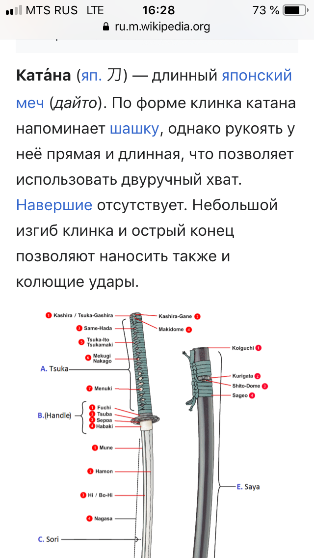 Пять самых распространенных мифов о катане