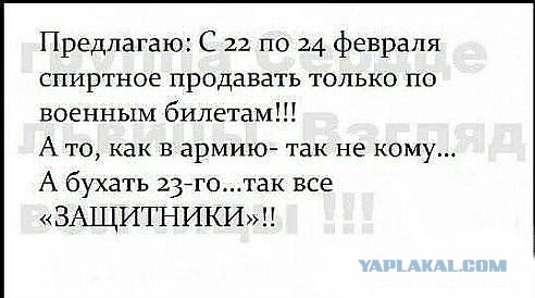 С 23 Февраля!