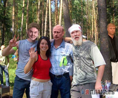 Фотожаба: Путин и священники