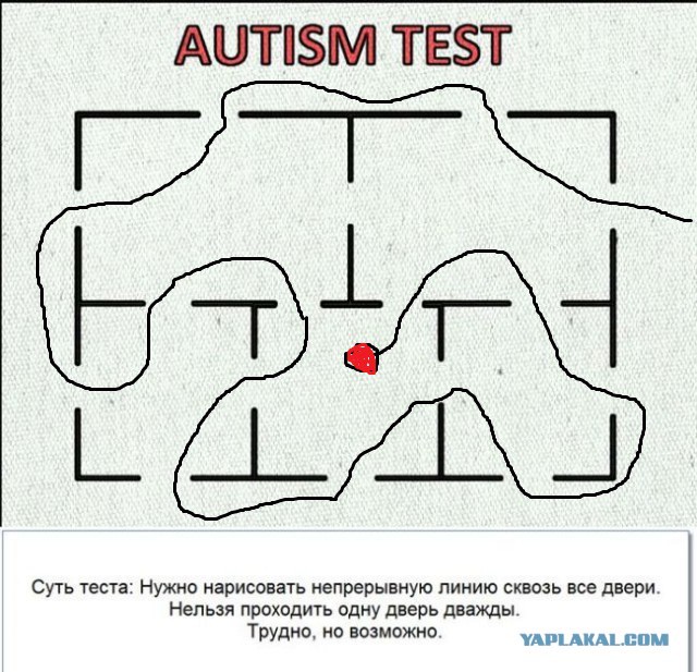 Тест на аутические расстройства. Тест на аутизм решение. Тест на аутизм двери. Тест на аутизм проведи одну линию. Тесты на аутизм головоломки.