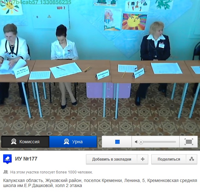 Веб-камеры на избирательных участках