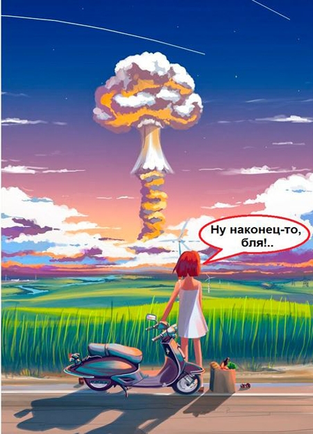 Просто бесподобная реакция мужчины на взрыв химзавода рядом с его домом