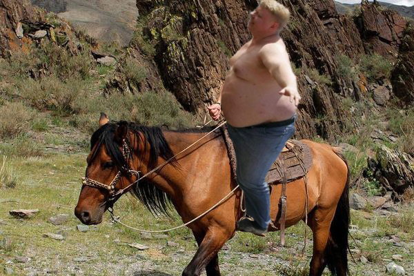 Фотожаба: Эквилибрист