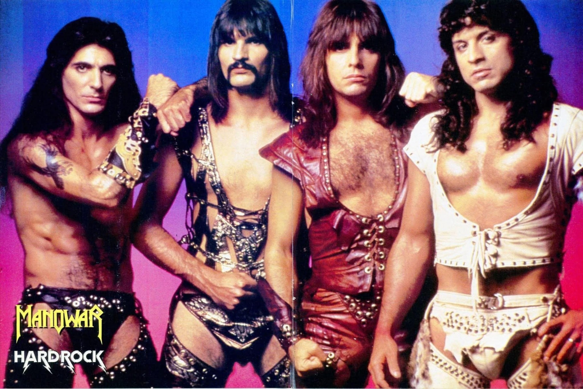 Попался на глаза плакат Manowar