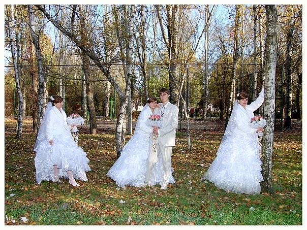 Накатив стакан чистого спирта, фотограф начал свадебную фотосессию