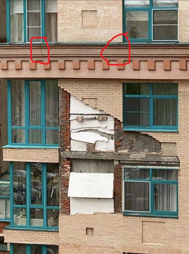 Сыпятся дендрофекальные новостройки - элитный ЖК «Алые паруса» раскритиковали за ужасающее состояние