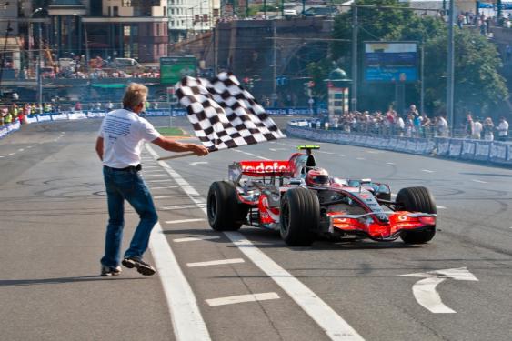 Bavaria Moscow City Racing 2010 - заезды и аварии