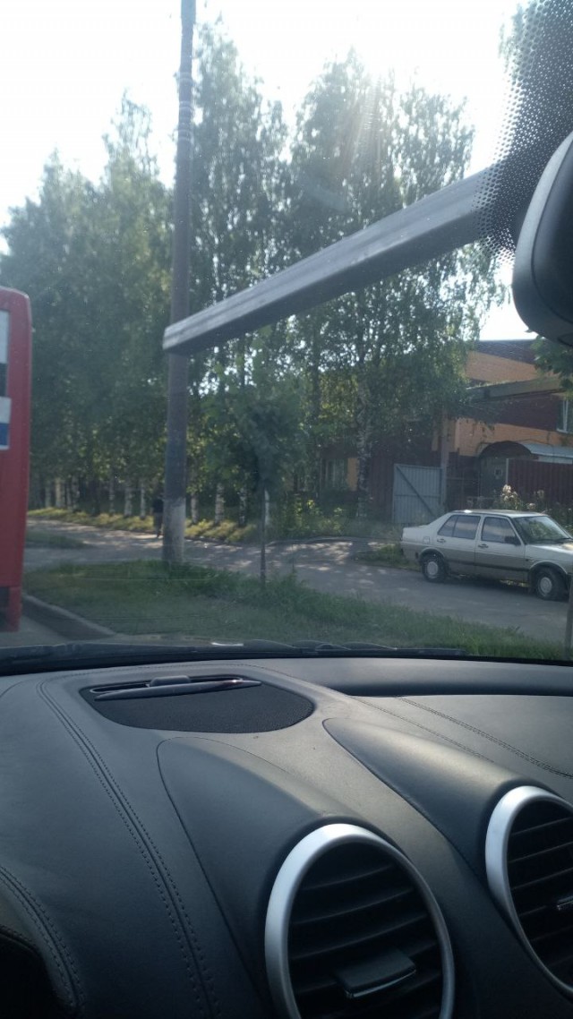 Откатные ворота, навес-гараж
