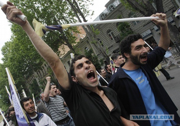 Митинг в Грузии