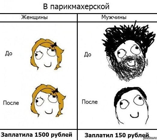 В парикмахерской