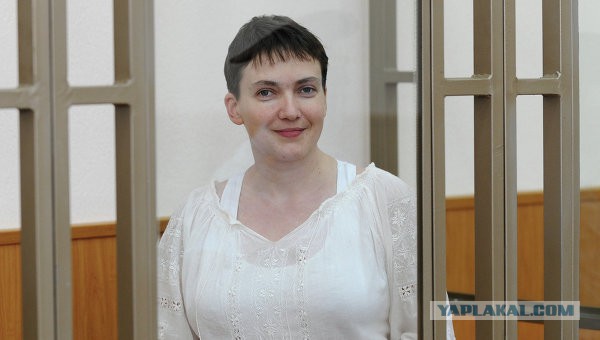 Надежда Савченко объявила сухую голодовку