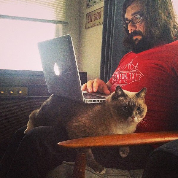 Кот и макраме ждут меня