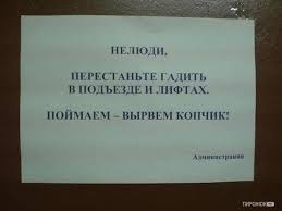 15 душевных объявлений из наших подъездов