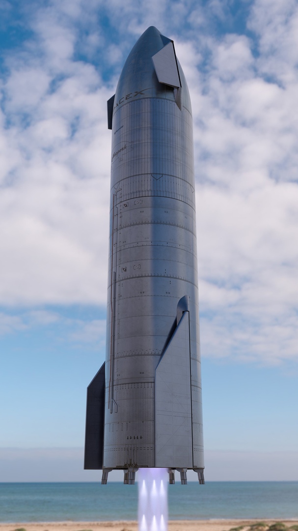 Прототип Starship SN8 приобретает более–менее законченный вид