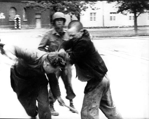 Участь эсэсовцев - охранников концлагерей. 1945 г.