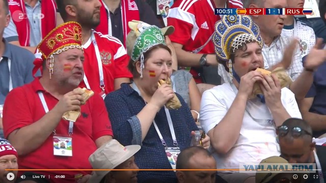 Начался матч Россия — Испания. Давайте дружно болеть!