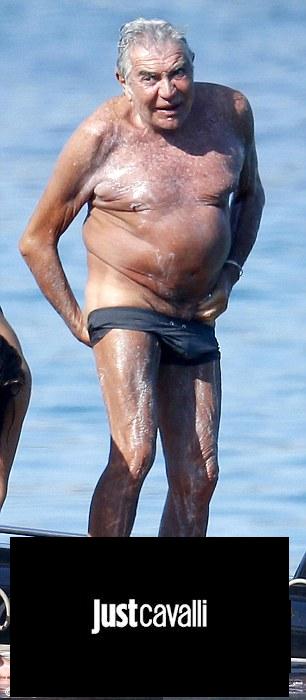 72-летний Р. Кавалли со своей 20-летней любовницей