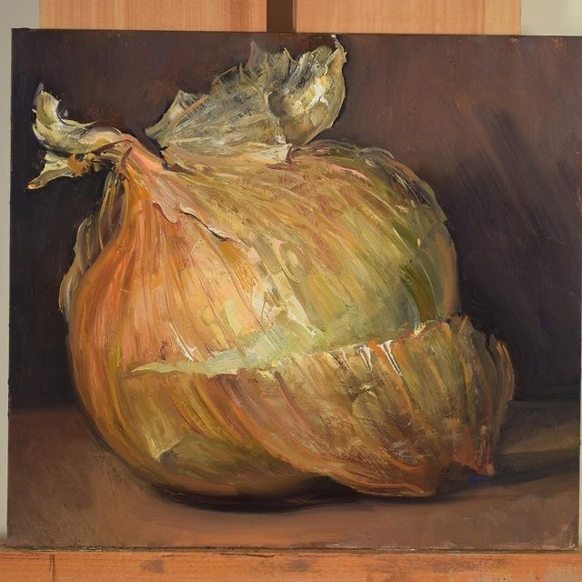 Немного лука и чеснока в живописи