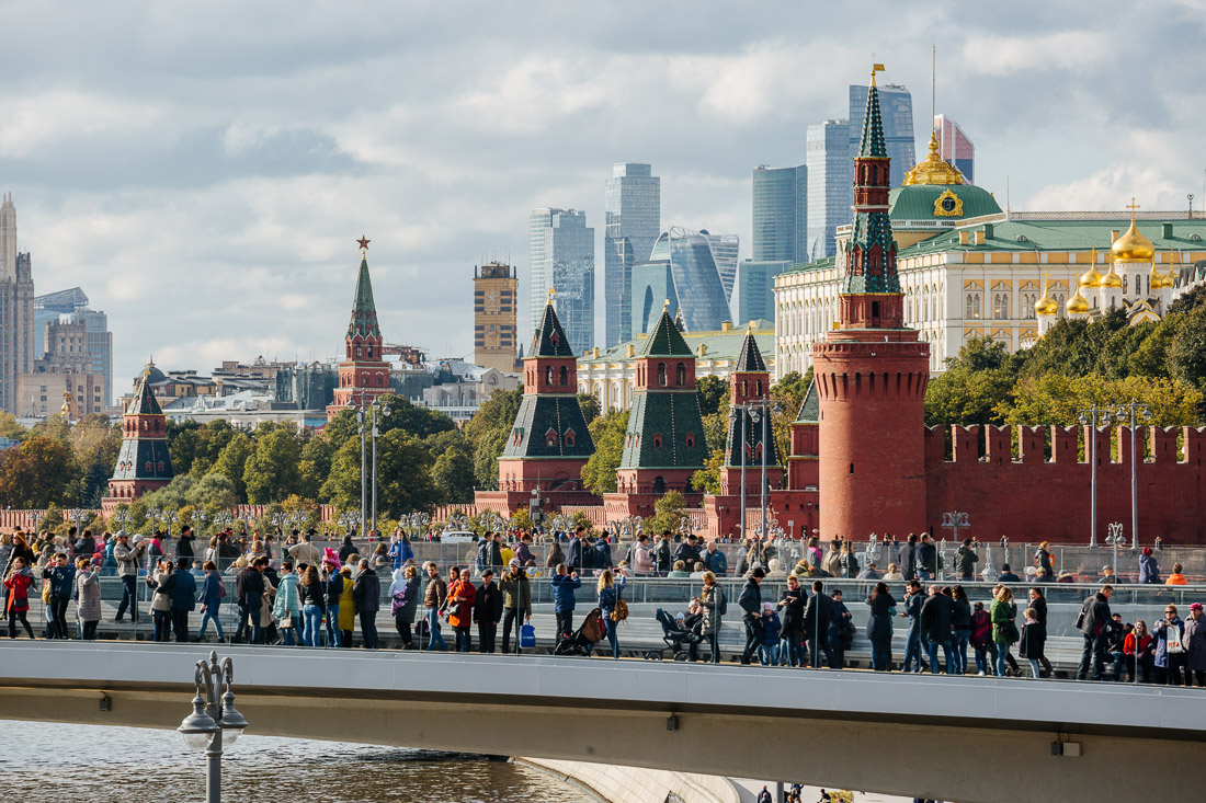 Кремль и москва сити