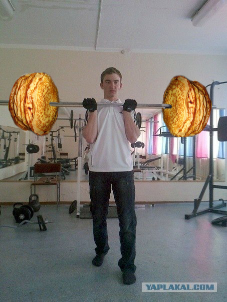 Блины в спортзале