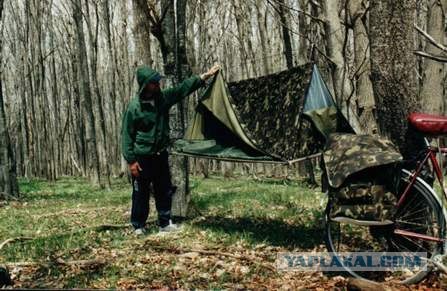 Очень необычная подвесная палатка