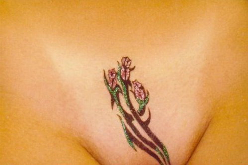 Прикольные интимные тату 16