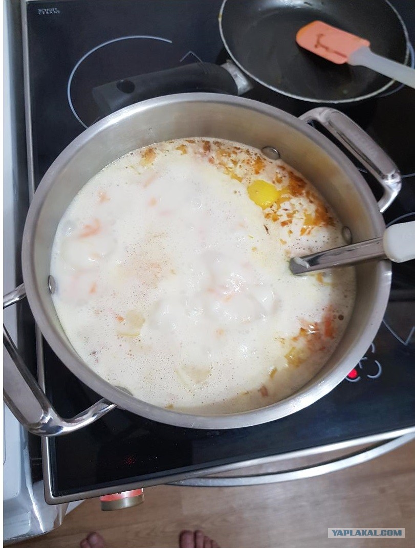 Сырный суп с морепродуктами - ЯПлакалъ