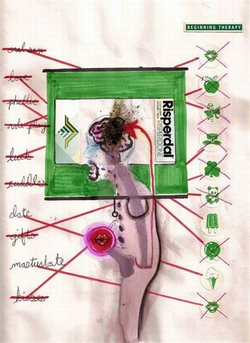 Автопортреты наркомана под дозой