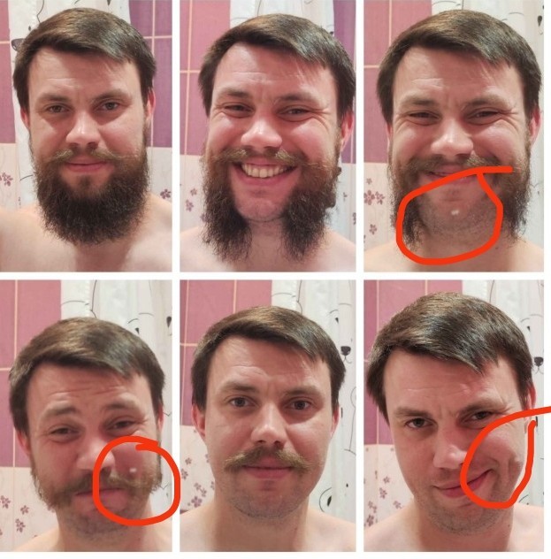 «Решил я как-то сбрить бороду. Что из этого получилось? Вот»