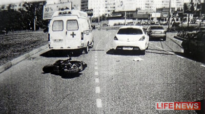 Помощница судьи сбила скутериста в Москве