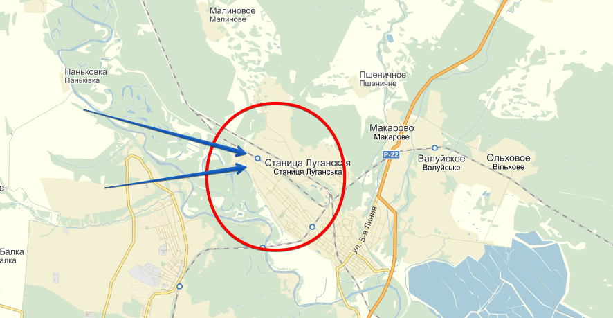 Макарово луганская область карта