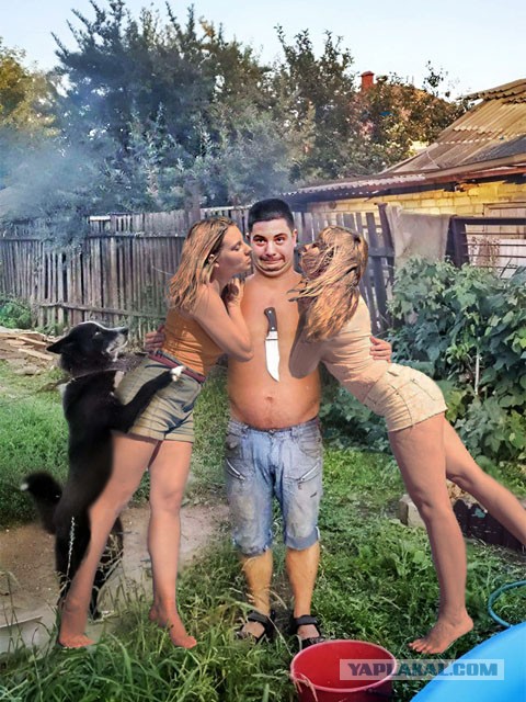 Фотожаба "Грозный пузан"