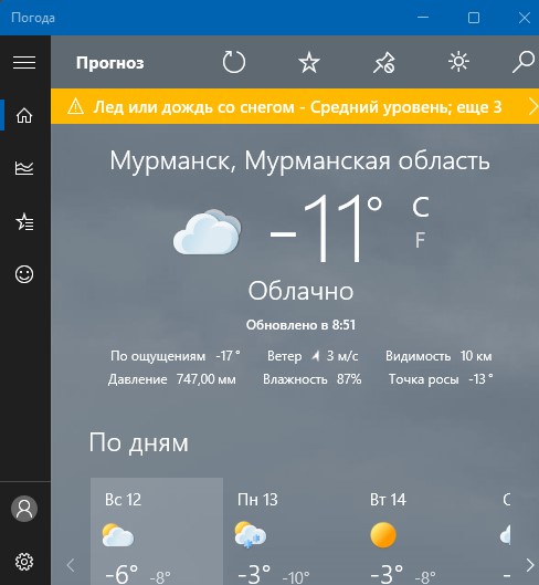 А у вас как дела с погодой?