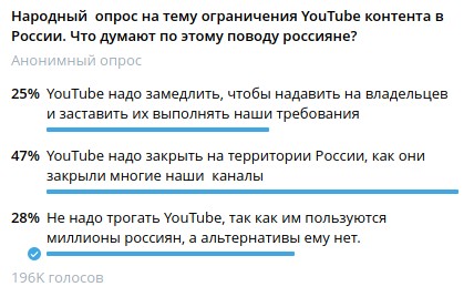 Обстановка в отзывах на приложение YouTube в Google Play
