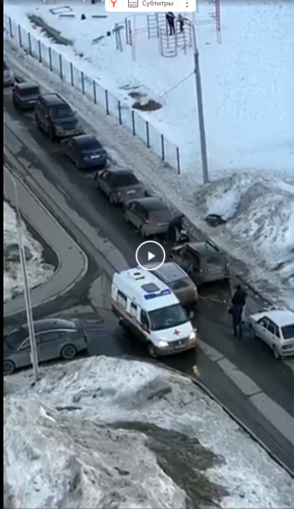 В Ижевске привлечён к ответственности водитель не пропустивший скорую.