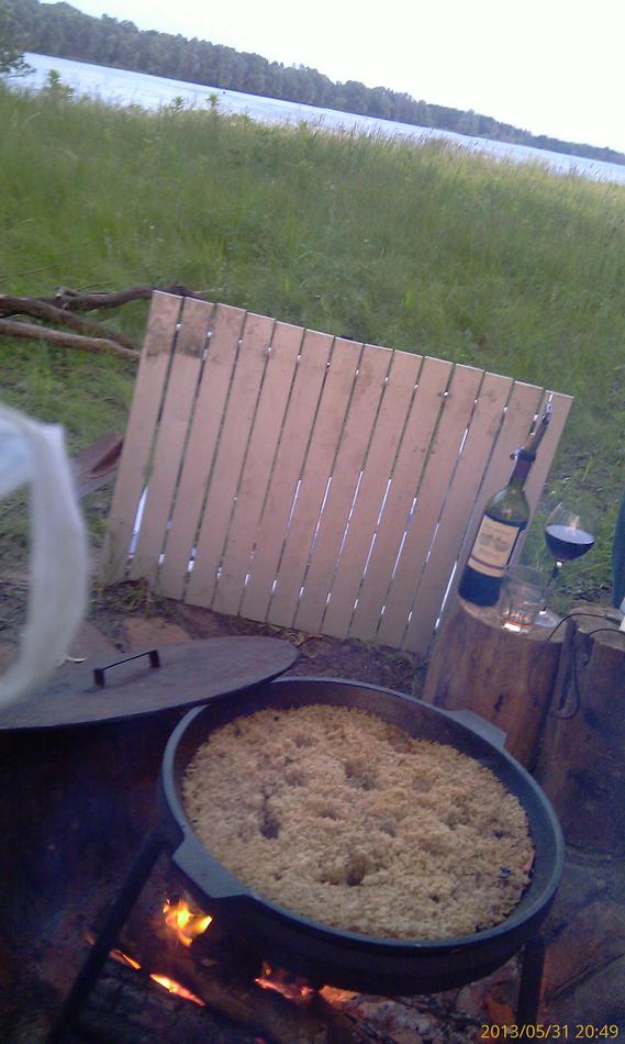 Как я готовлю вкусный плов в казане.