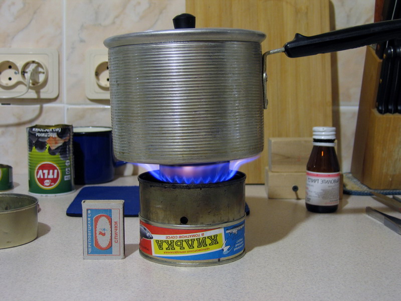 Процесс изготовления горелки