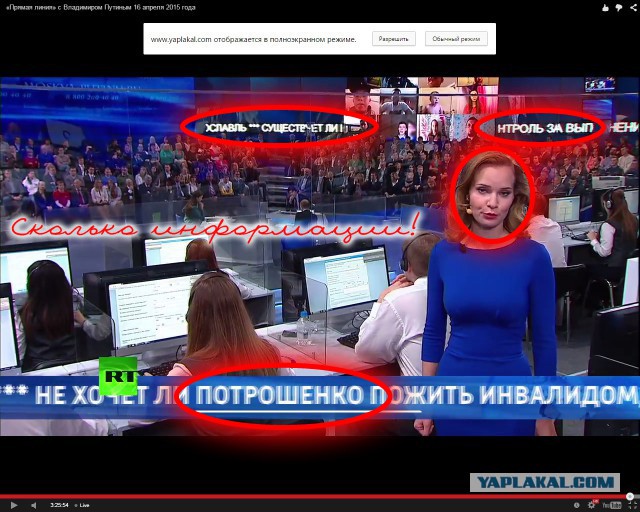«Прямая линия» с Владимиром Путиным