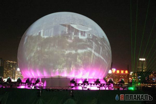 Лазерное шоу в Гонг Конге