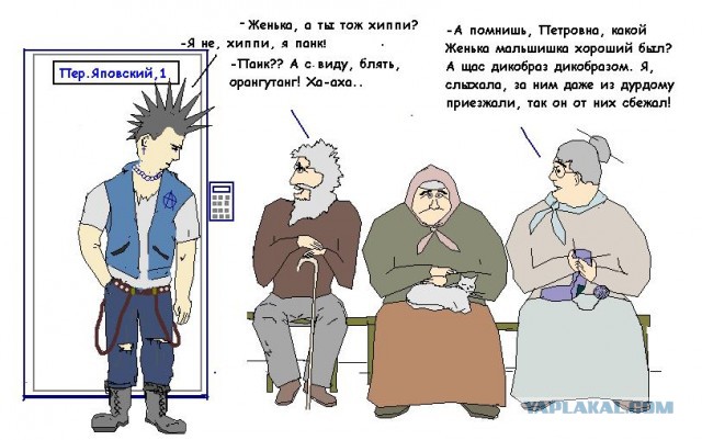 Панки vs бабуля