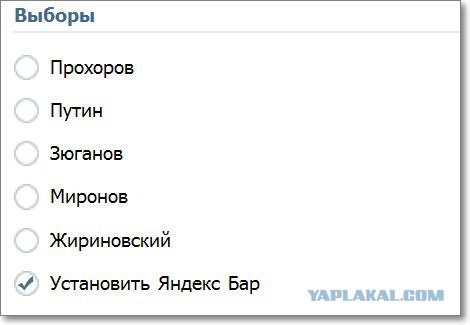 За кого голосовали? Выборы 2012