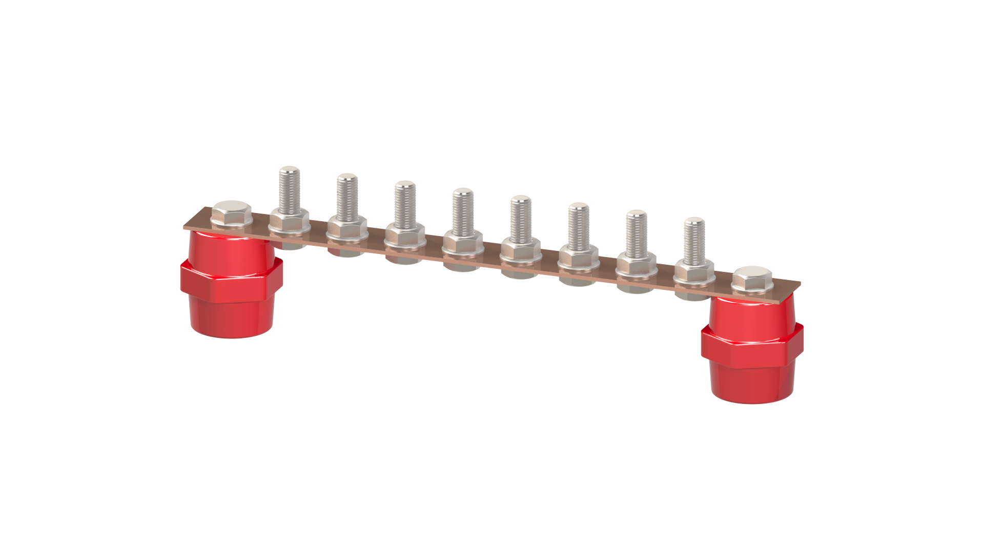 Гзш 3 медная шина заземления на 3 подключения