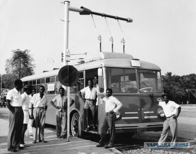 История гиробусов, использующих 1,5-тонные маховики вместо аккумуляторных батарей