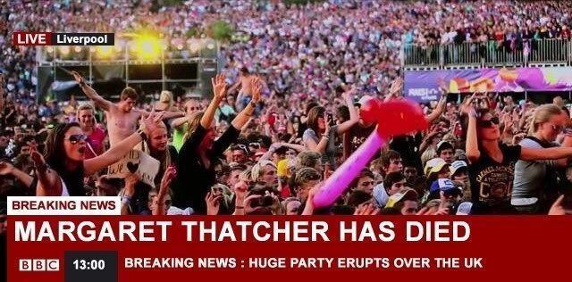 Умерла Маргарет Тэтчер