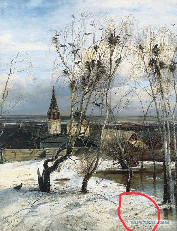 «Грачи прилетели» Саврасова
