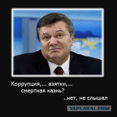Смерть коррупционеру!