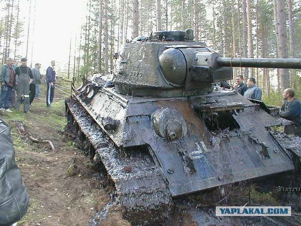 Как готовили танки к прохождению белорусских болот