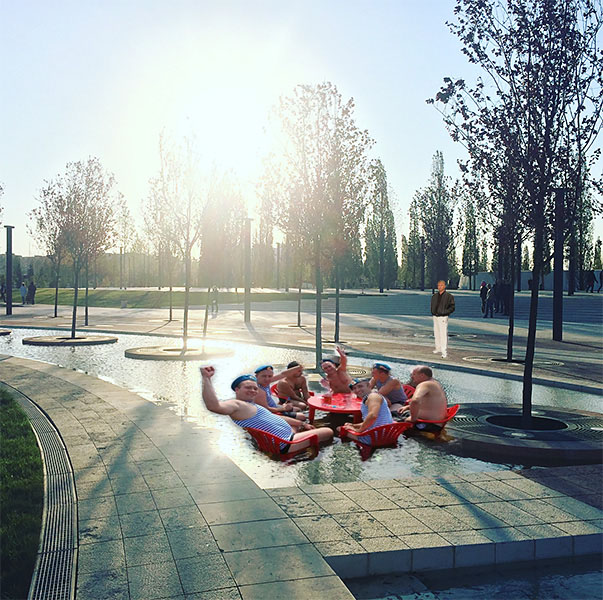Вокруг стадиона «Краснодара» открыли парк.