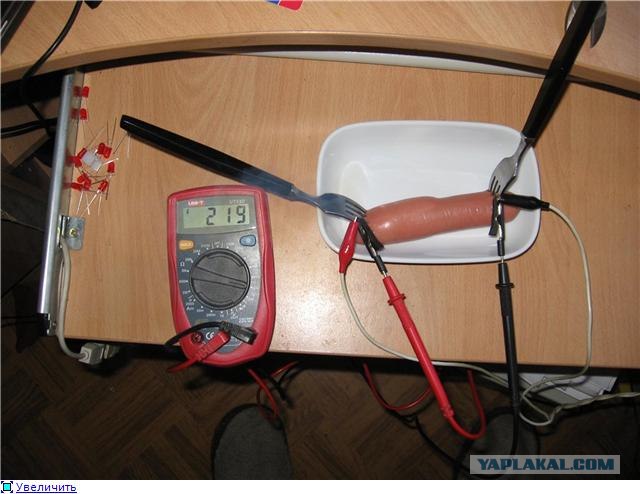 Электрожарка сосиски