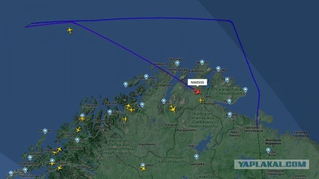 Российскому самолëту с умирающим мужчиной на борту запретили сесть в аэропорту Норвегии